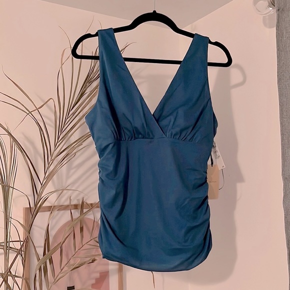 New with tags Teal Halogen (Nordstrom) sleeveless blouse - Picture 2 of 4